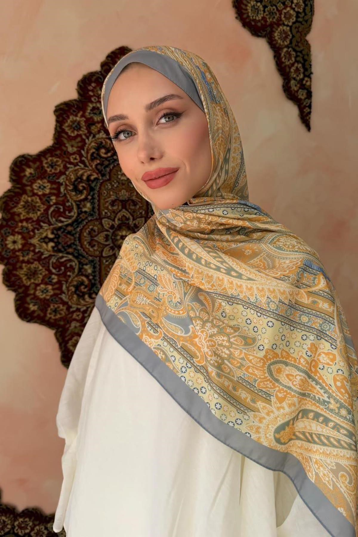 Henna Şal Sarı