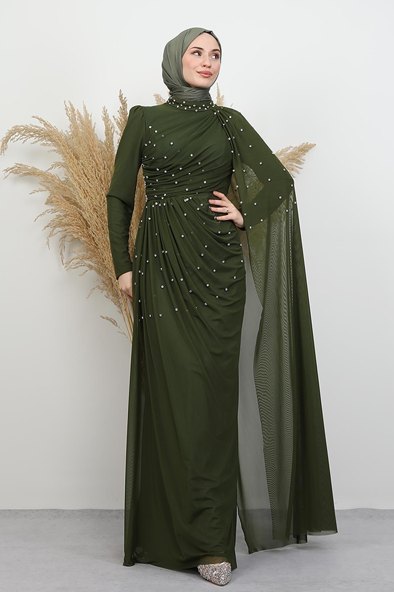 İlke Tül Abiye Haki