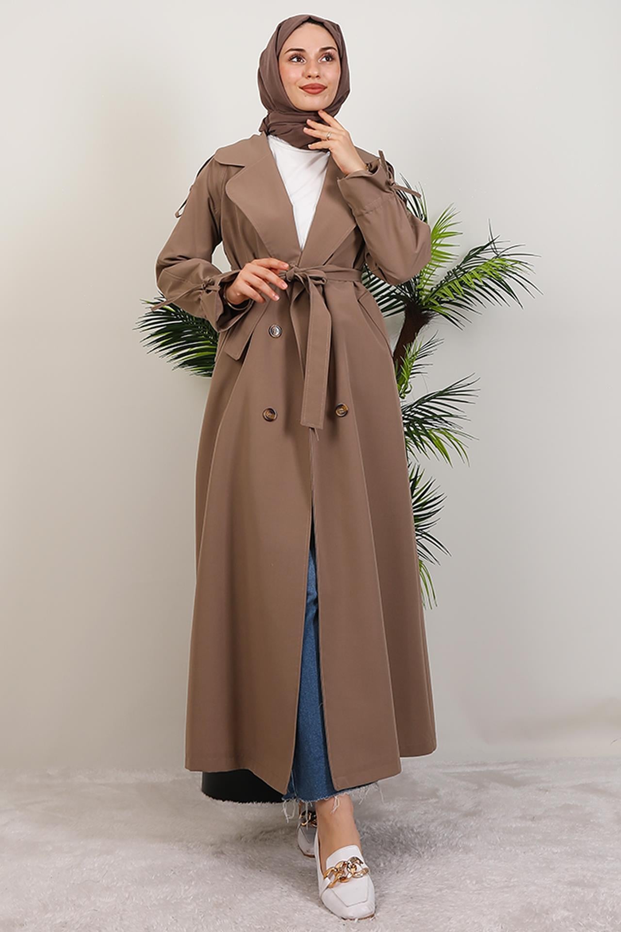 Jasmin Trençkot Vizon