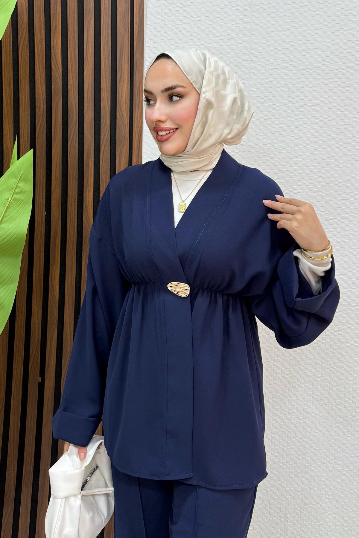 Kimono Model Takım Lacivert