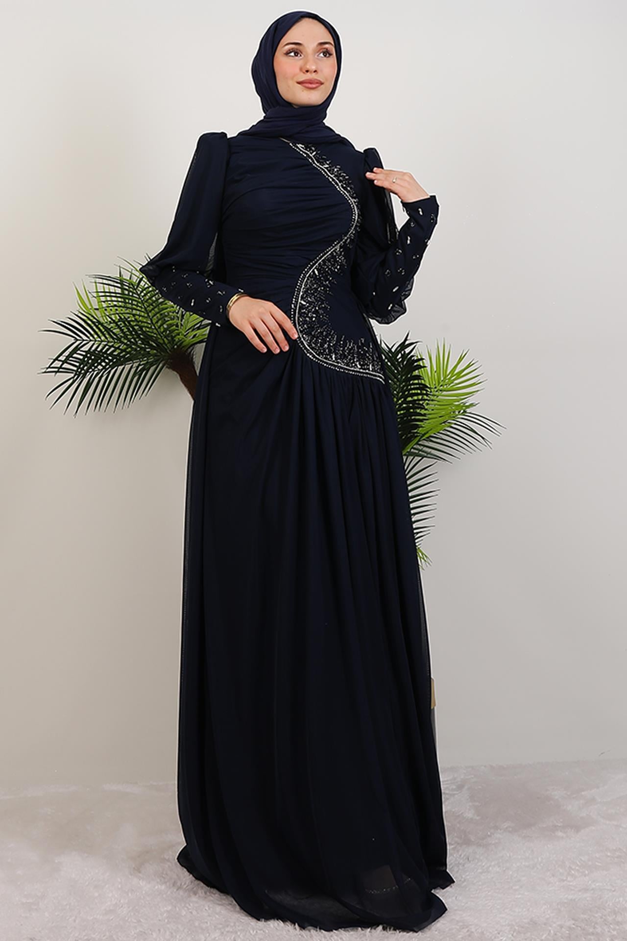 Mars Manşet Abiye Lacivert