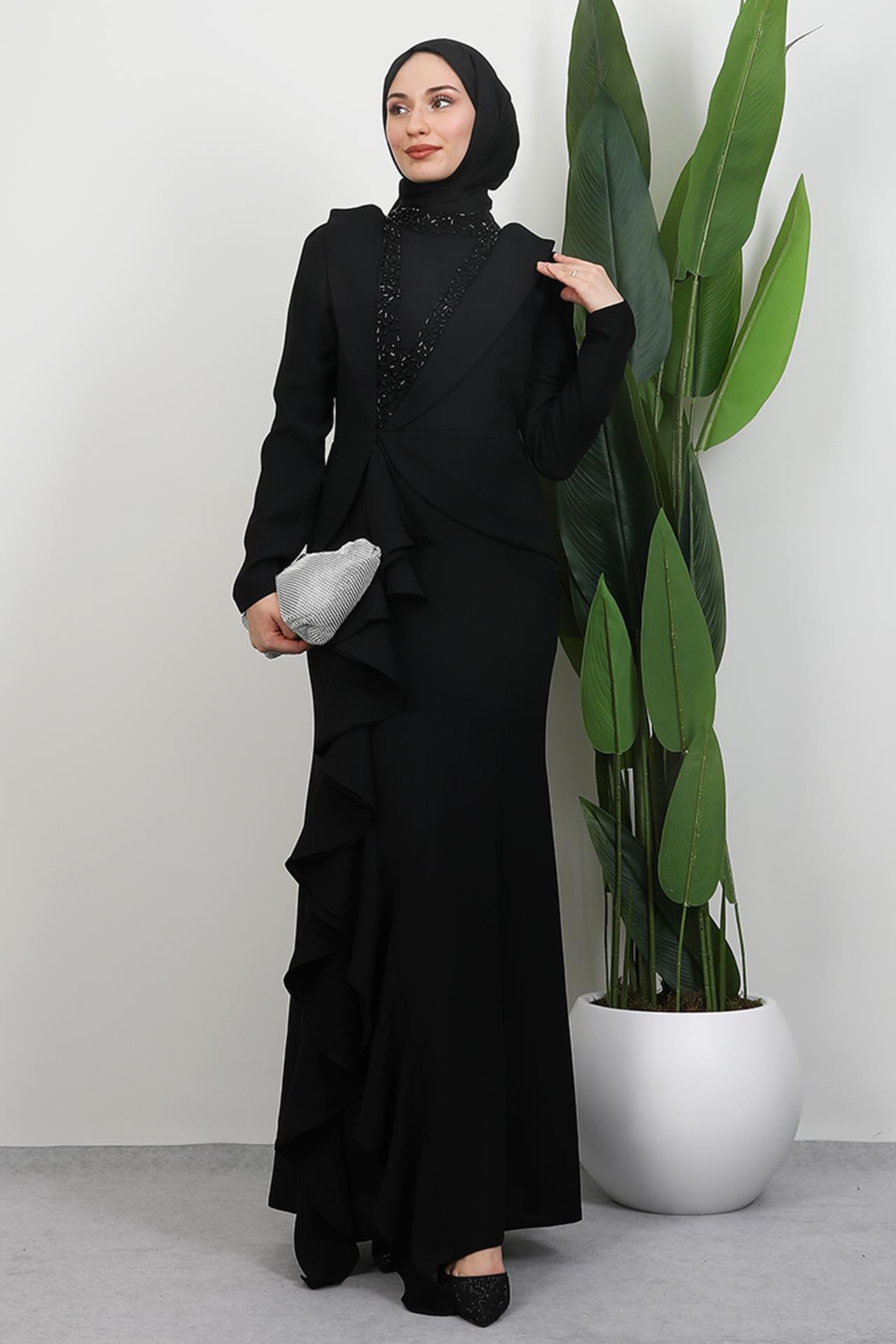 Matilda Krep Abiye Siyah