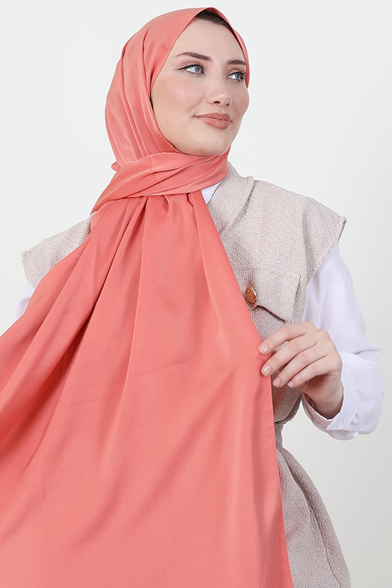 Model Saten Şal Nar Çiçeği