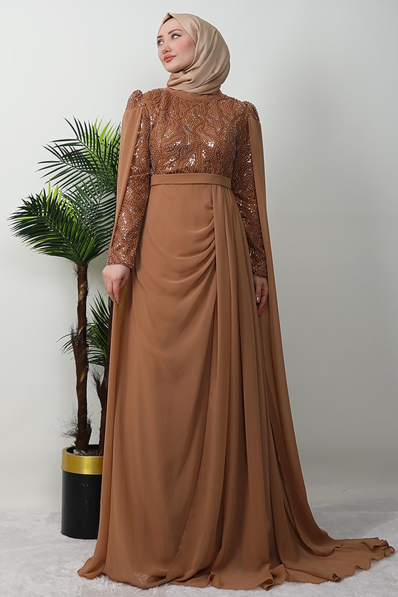 Münteha Tesettür Abiye Taba