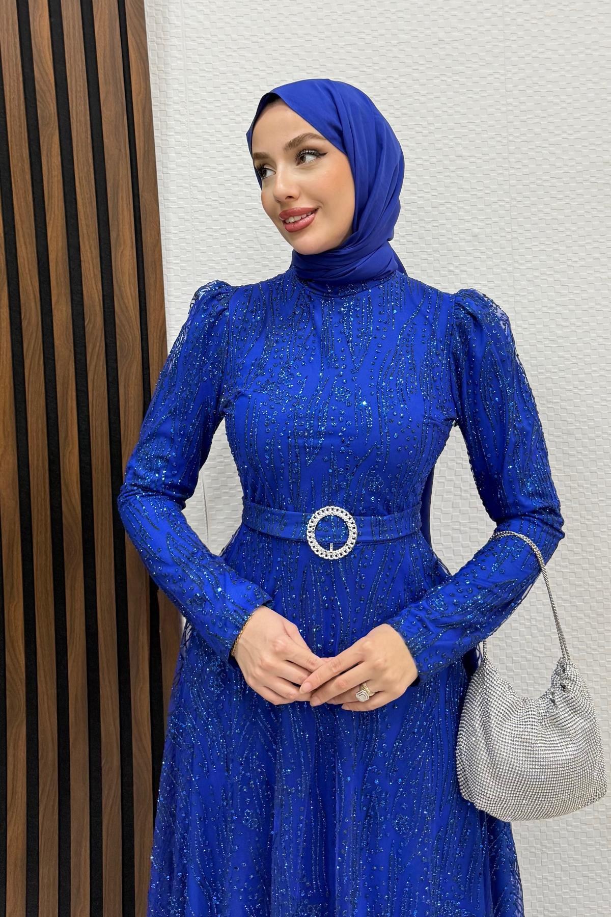 Nilda Simli Abiye Saks