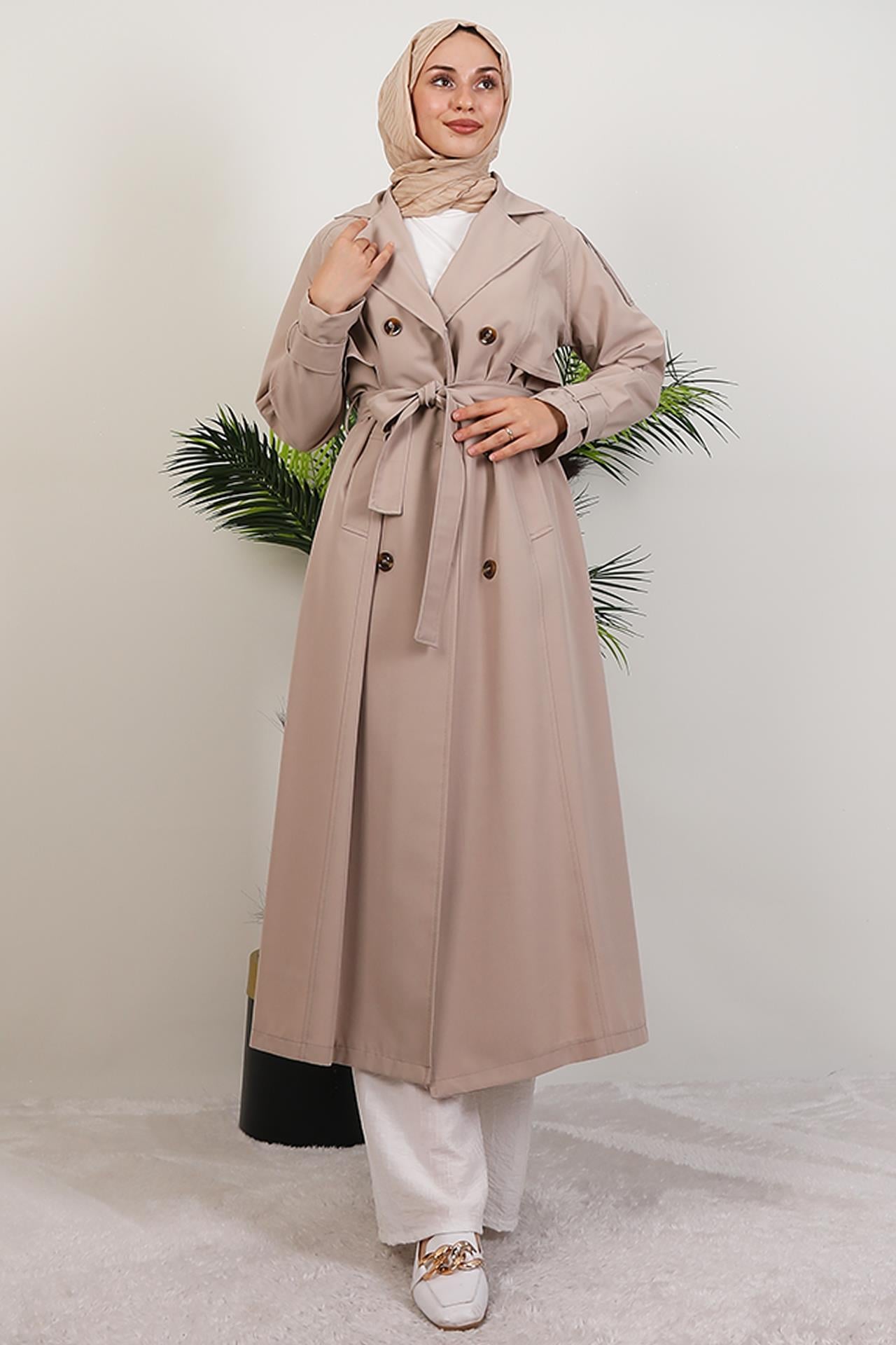 Pamira Trençkot Bej
