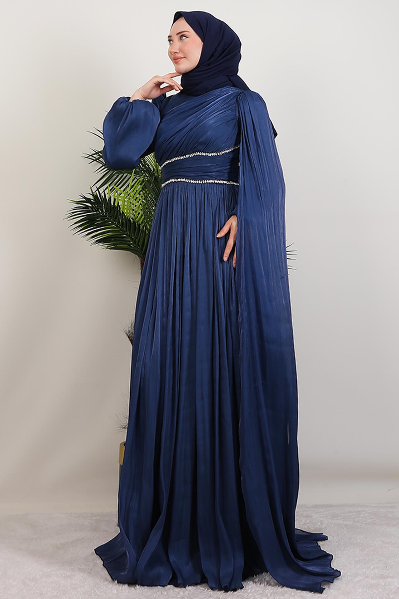 Paris Abiye Lacivert