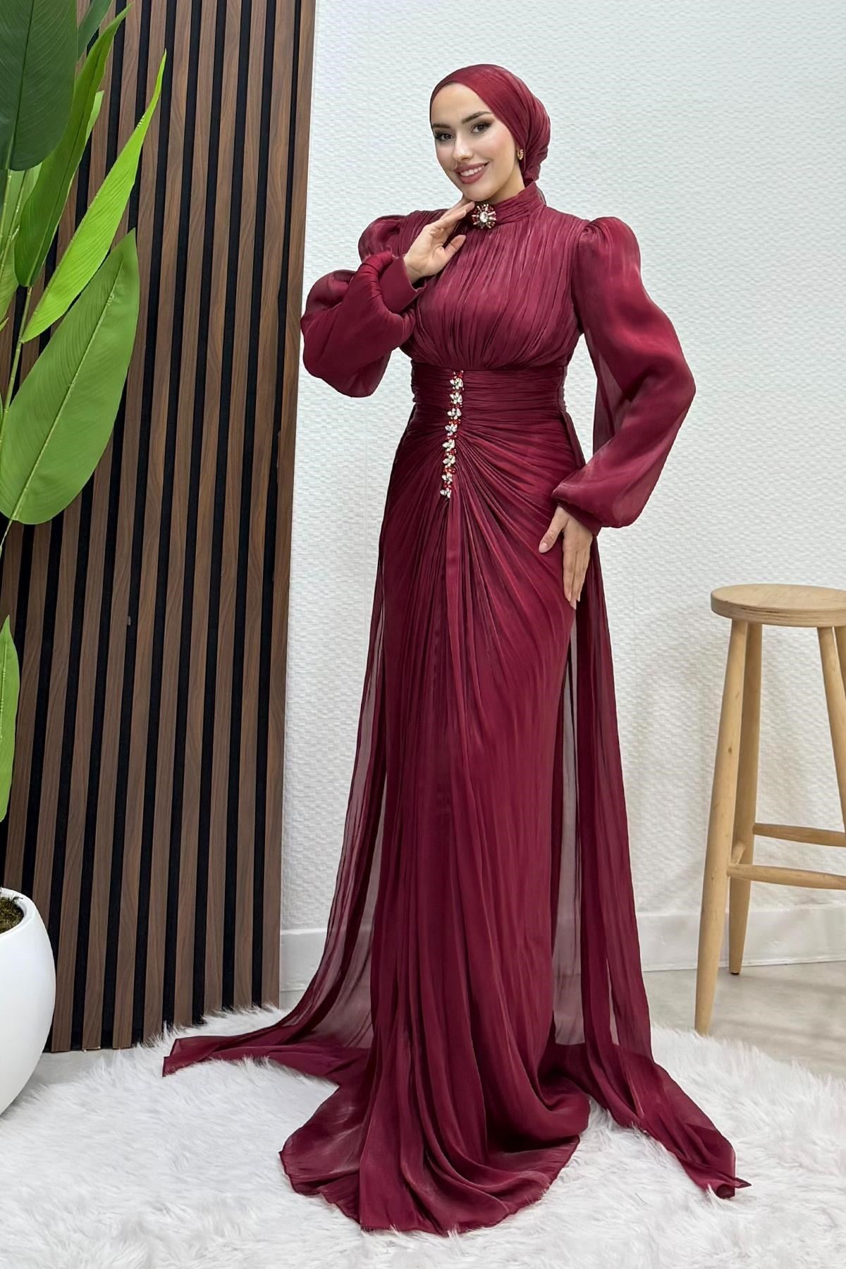 Pastel Yoryo Abiye Bordo