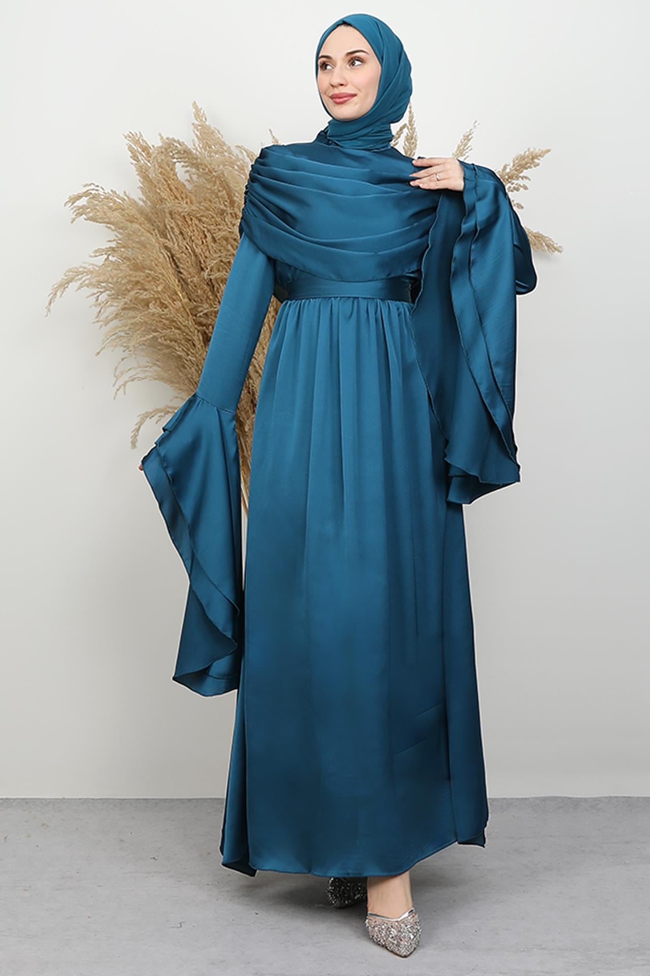 Rozalin Saten Abiye Petrol