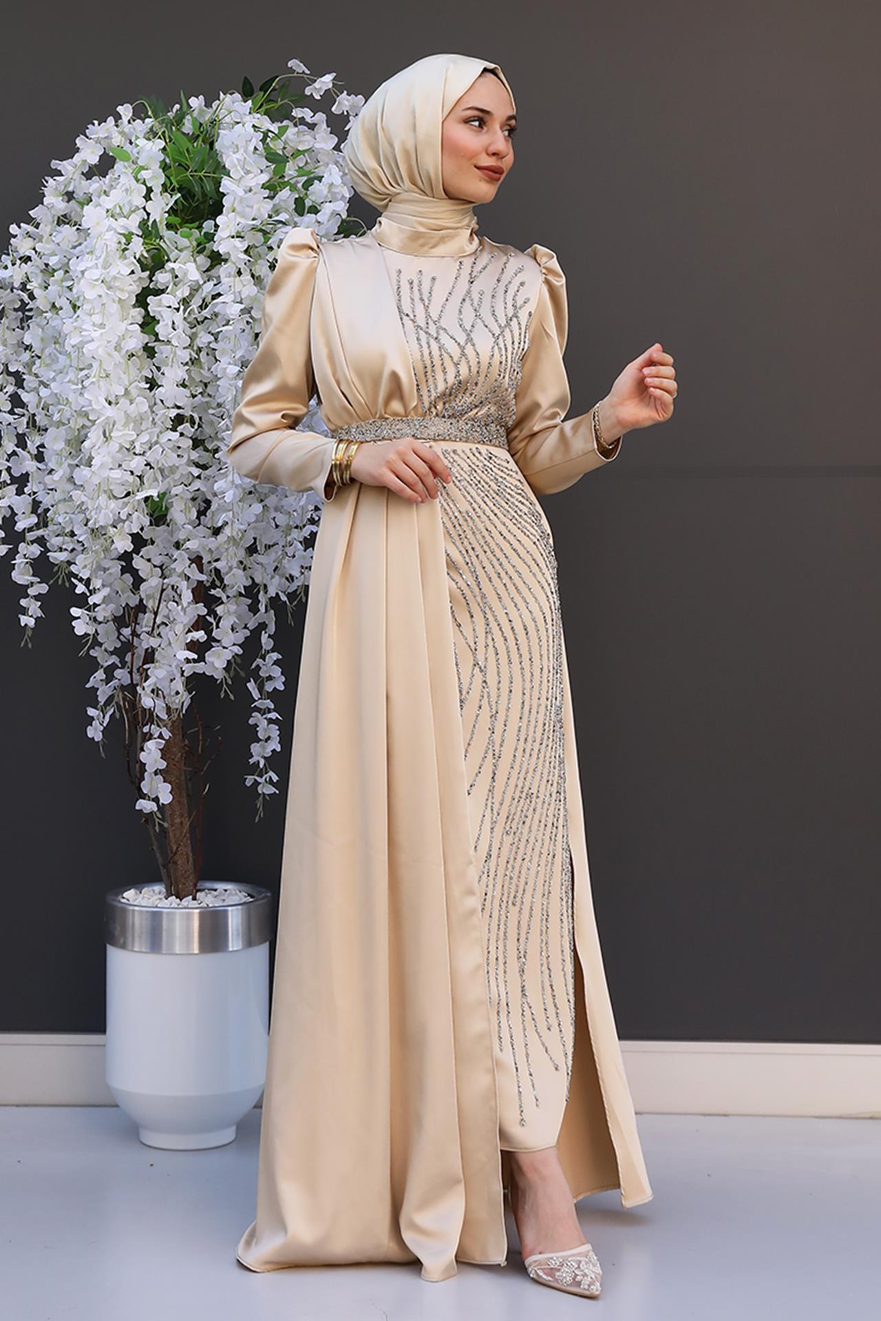 Yonca Pelerin Abiye Gold