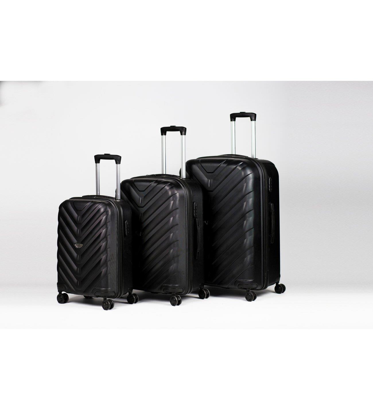 ACCORD 3'LÜ VALİZ SET (SİYAH)