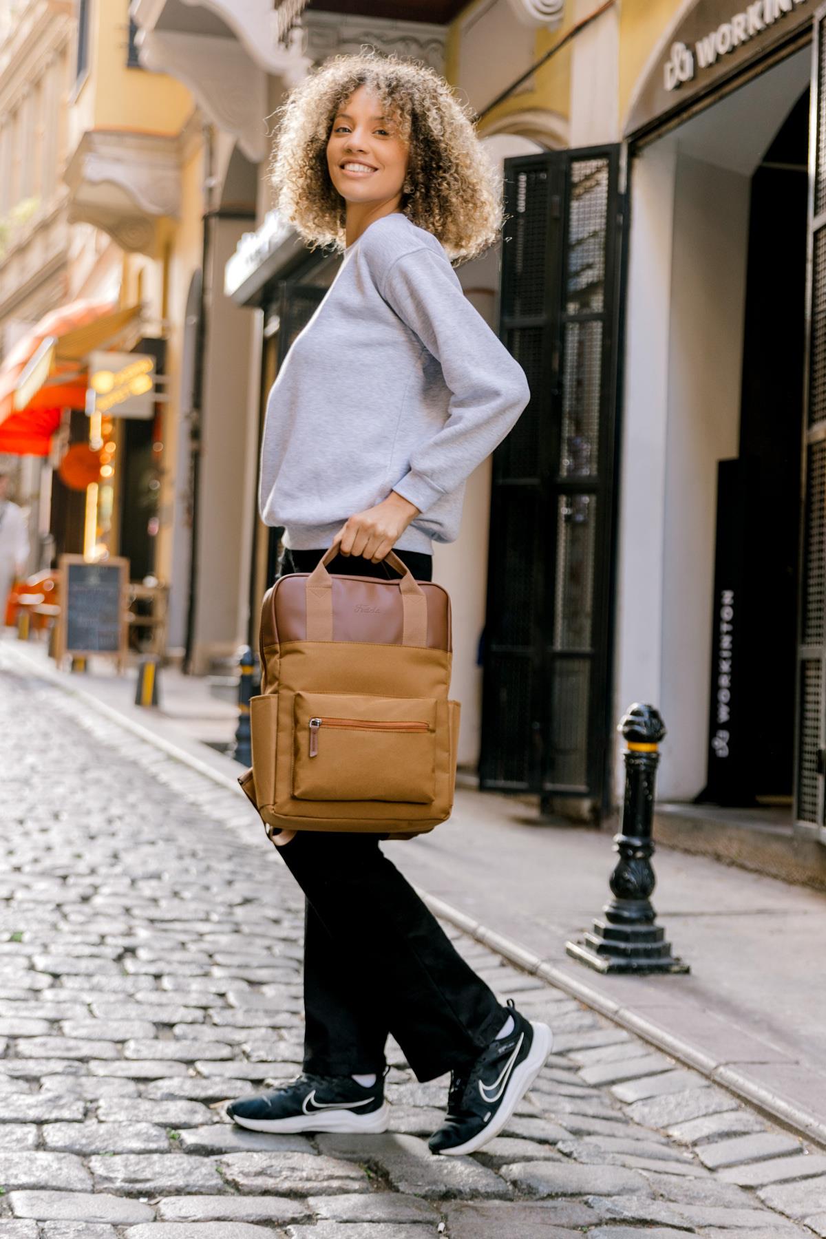 Fudela Viona Kiremit Sırt Çantası