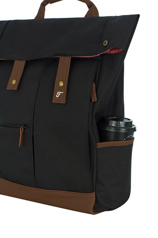 Fudela Serendip Siyah Sırt Çantası