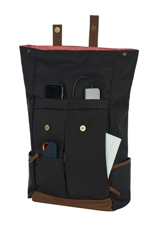 Fudela Serendip Siyah Sırt Çantası