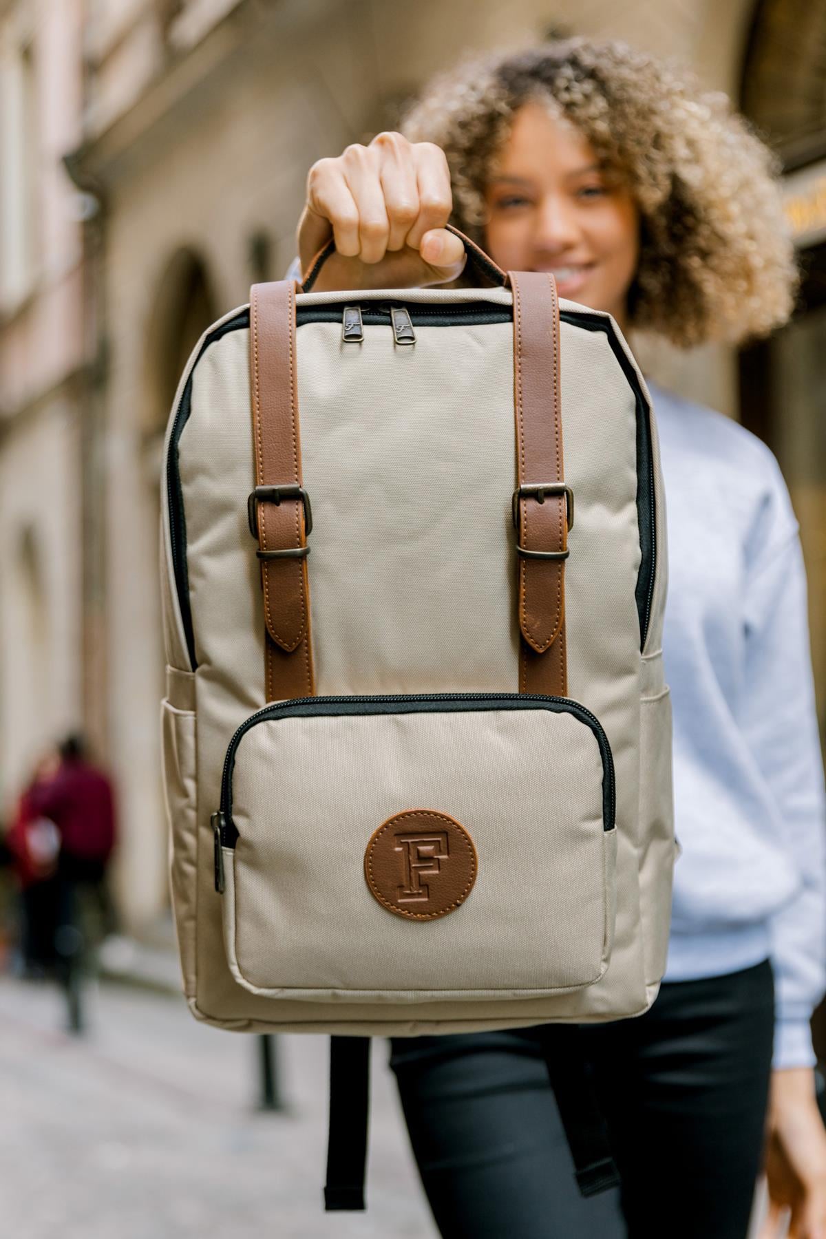 BKS Krem Sırt Çantası