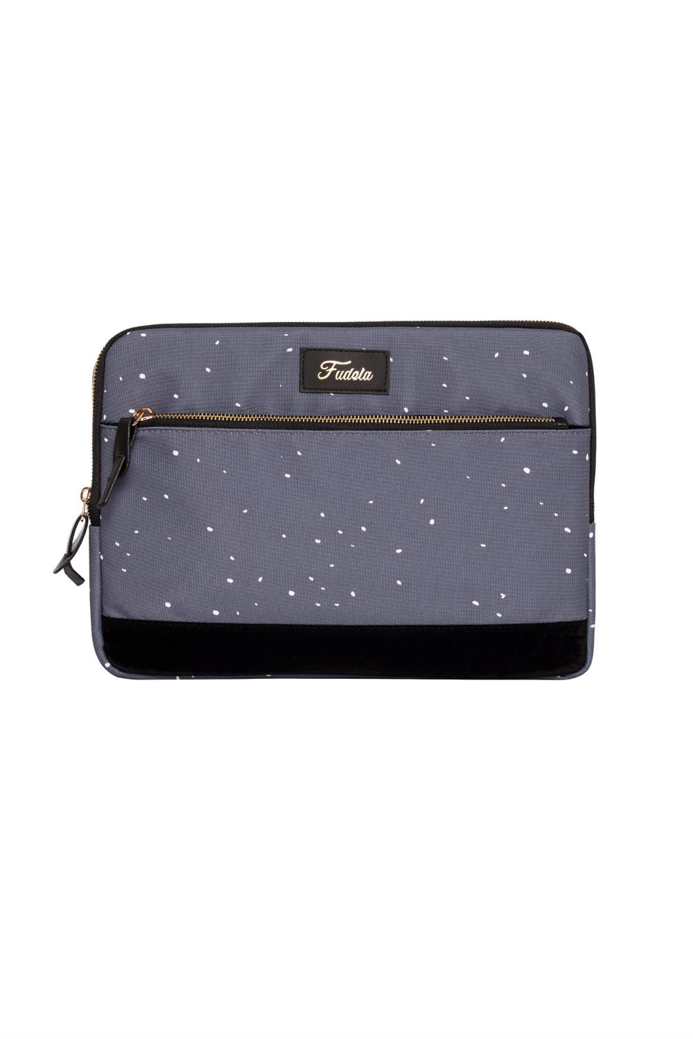 Fudela 13-14 inch dark blue paints Macbook- Laptop Bag