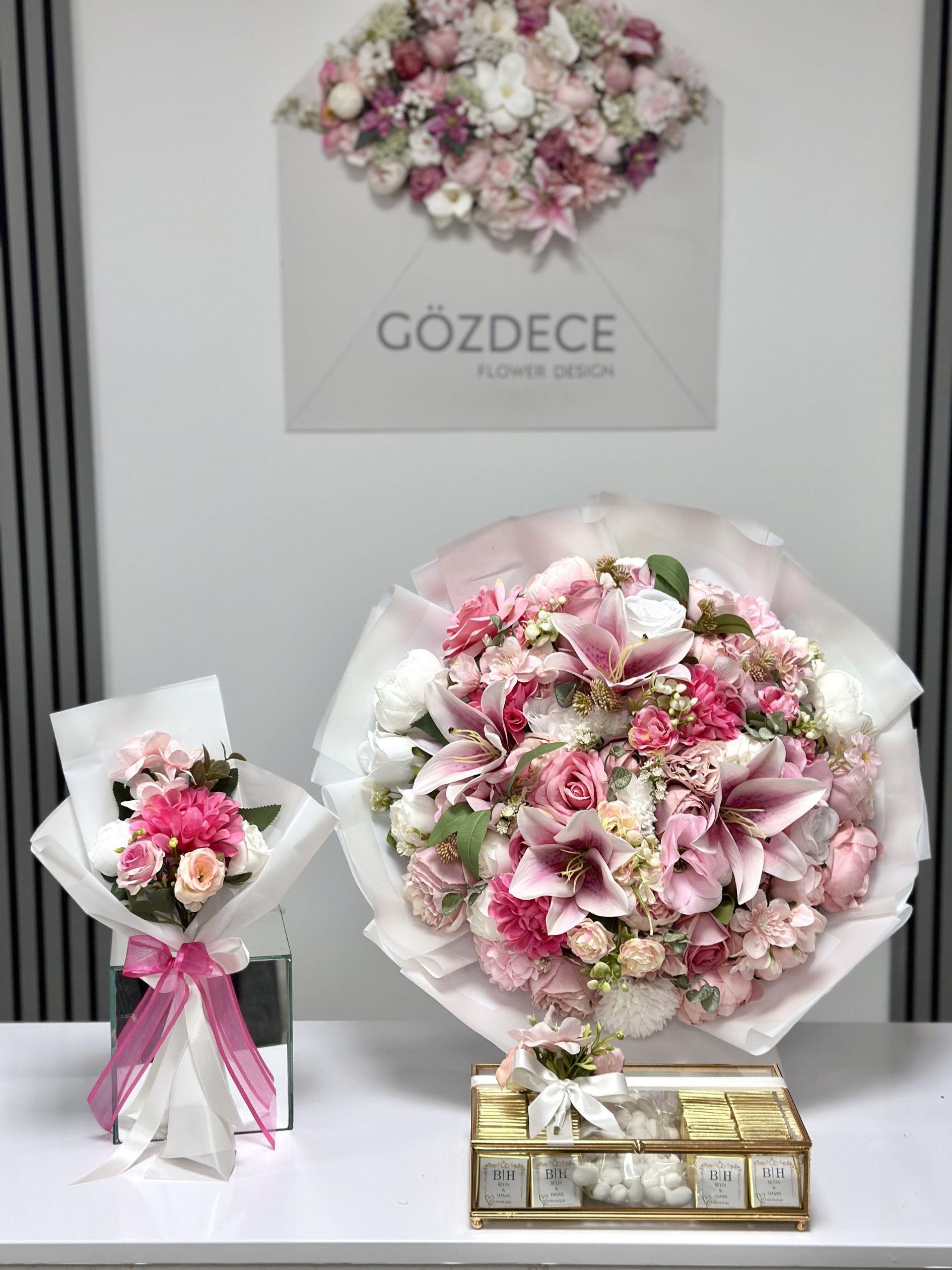 Pink Passion İsteme Seti Zirve Boy – 80 Madlen & Anne Çiçekli