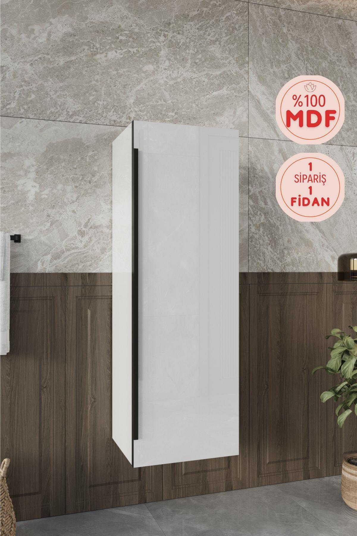Banyo Kadife Beyaz Parlak High Gloss 120 Cm Boy Dolabı _Banyo Kadife Beyaz Parlak High Gloss 120 Cm Boy Dolabı  | En Uygun Fiyatlarla Balneom.com Online Mağazasında | KADİFE BEYAZ 120 BOY DOLAP | Banyo Dolabında Kalitenin Adresi _BALNEOM_KADİFE BEYAZ 120 BOY DOLAP