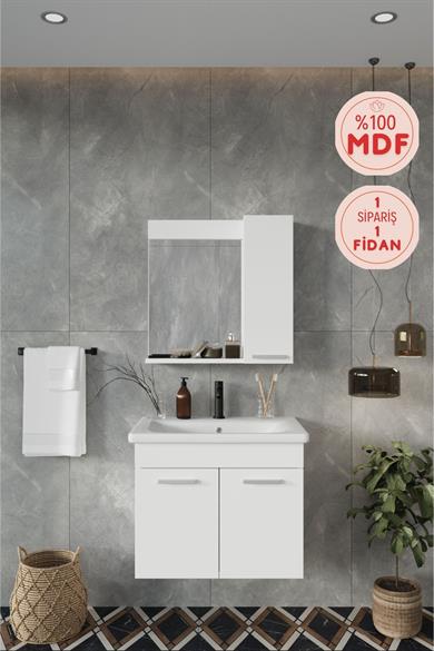 Balneom Banyo Defne 02 65cm Banyo Dolabı Aynalı Dolaplı Üst Dolap Lavabo _Balneom Banyo Defne 02 65cm Banyo Dolabı Aynalı Dolaplı Üst Dolap Lavabo  | En Uygun Fiyatlarla Balneom.com Online Mağazasında | DEFNE  02 65 DEMONTE | Banyo Dolabında Kalitenin Adresi _BALNEOM_DEFNE  02 65 DEMONTE