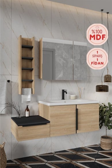 Balneom Banyo Zakkum 120cm Banyo Dolabı Aynalı Üst Dolap ve Rafı_Balneom Banyo Zakkum 120cm Banyo Dolabı Aynalı Üst Dolap ve Rafı | En Uygun Fiyatlarla Balneom.com Online Mağazasında | ZAKKUM 120  | Banyo Dolabında Kalitenin Adresi _BALNEOM_ZAKKUM 120 