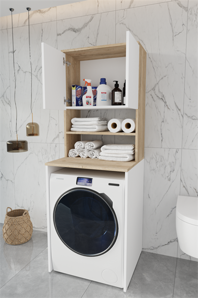 ÇAMAŞIR MAKİNESİ DOLABI__BALNEOM_BN8