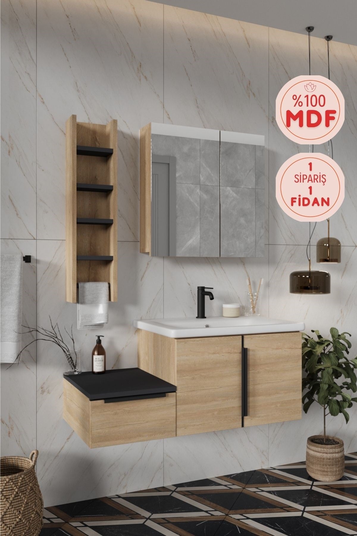 Balneom Banyo Zakkum 100 cm Banyo Dolabı ve Rafı_Balneom Banyo Zakkum 100 cm Banyo Dolabı ve Rafı | En Uygun Fiyatlarla Balneom.com Online Mağazasında | ZAKKUM 100 DEMONTE | Banyo Dolabında Kalitenin Adresi _BALNEOM_ZAKKUM 100 DEMONTE