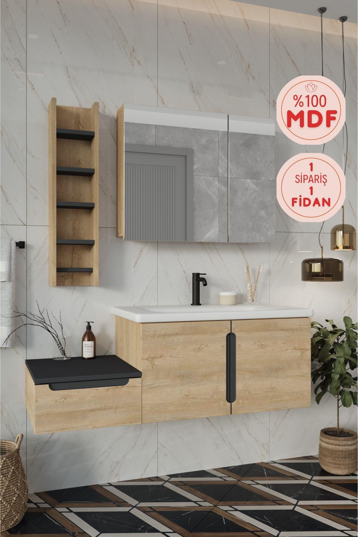 Balneom Banyo Zakkum 120cm Banyo Dolabı Aynalı Üst Dolap ve Rafı_Balneom Banyo Zakkum 120cm Banyo Dolabı Aynalı Üst Dolap ve Rafı | En Uygun Fiyatlarla Balneom.com Online Mağazasında | ZAKKUM 120  | Banyo Dolabında Kalitenin Adresi _BALNEOM_ZAKKUM 120 