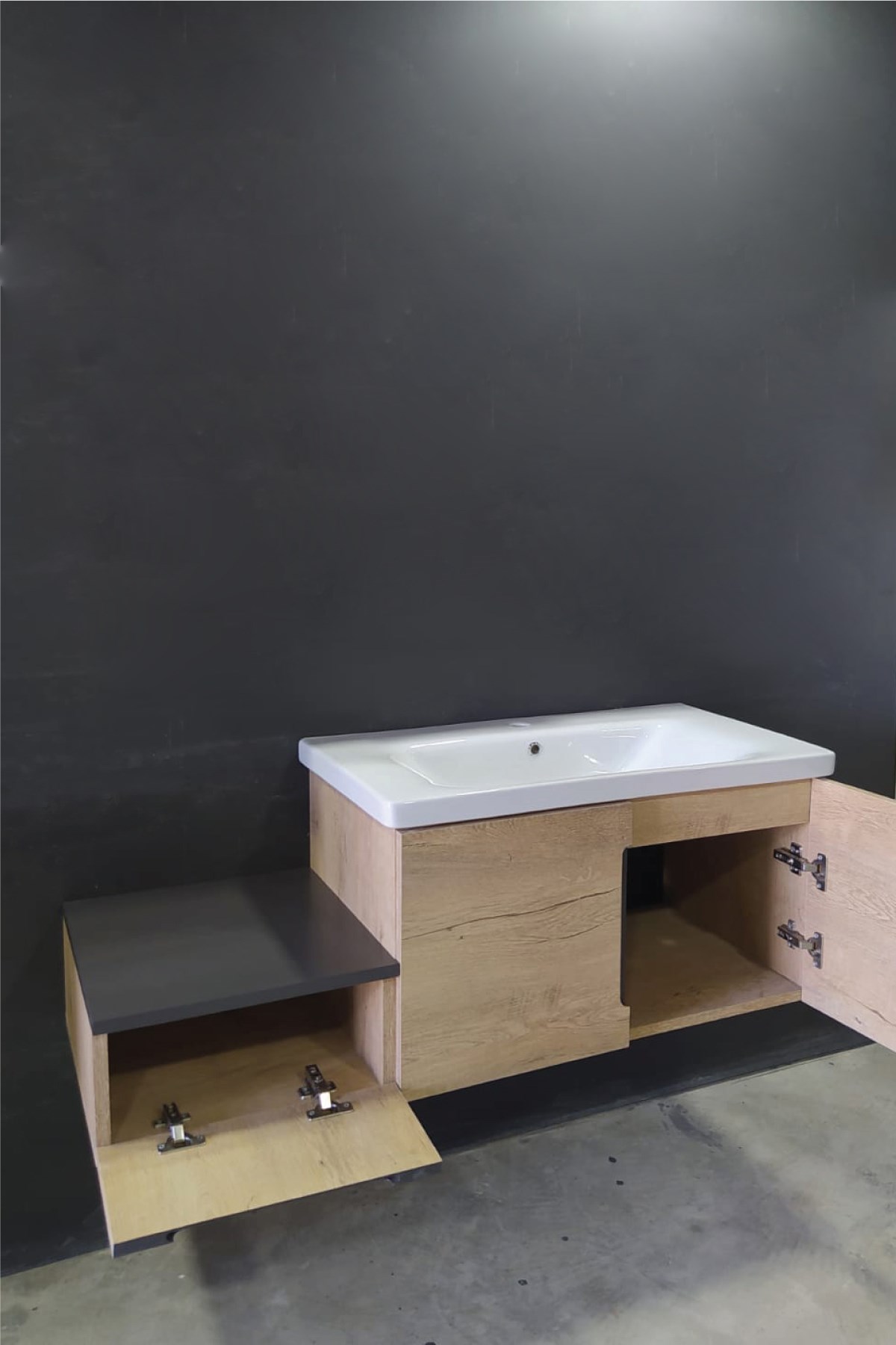 Banyo Zakkum 120 Cm Banyo Dolabı Lavabo