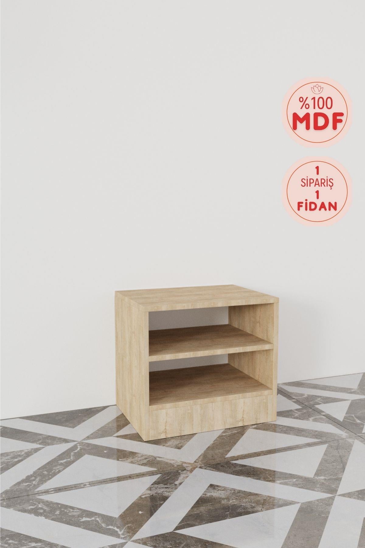 Evora Modül 3 Modern Portmanto Askılı Ayakkabılık Vestiyer Vizon - Lefkas__BALNEOM_Evora Portmanto modül 3