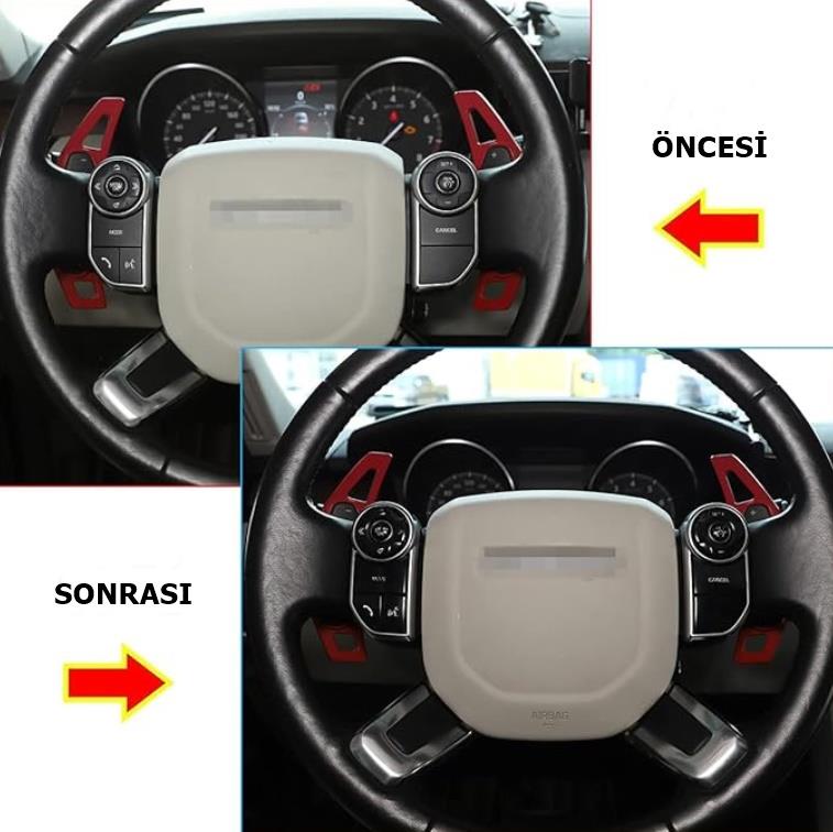  DİREKSİYON TUŞ KAPLAMA SETİ SİYAH (ISITMASIZ) RANGE ROVER VOGUE