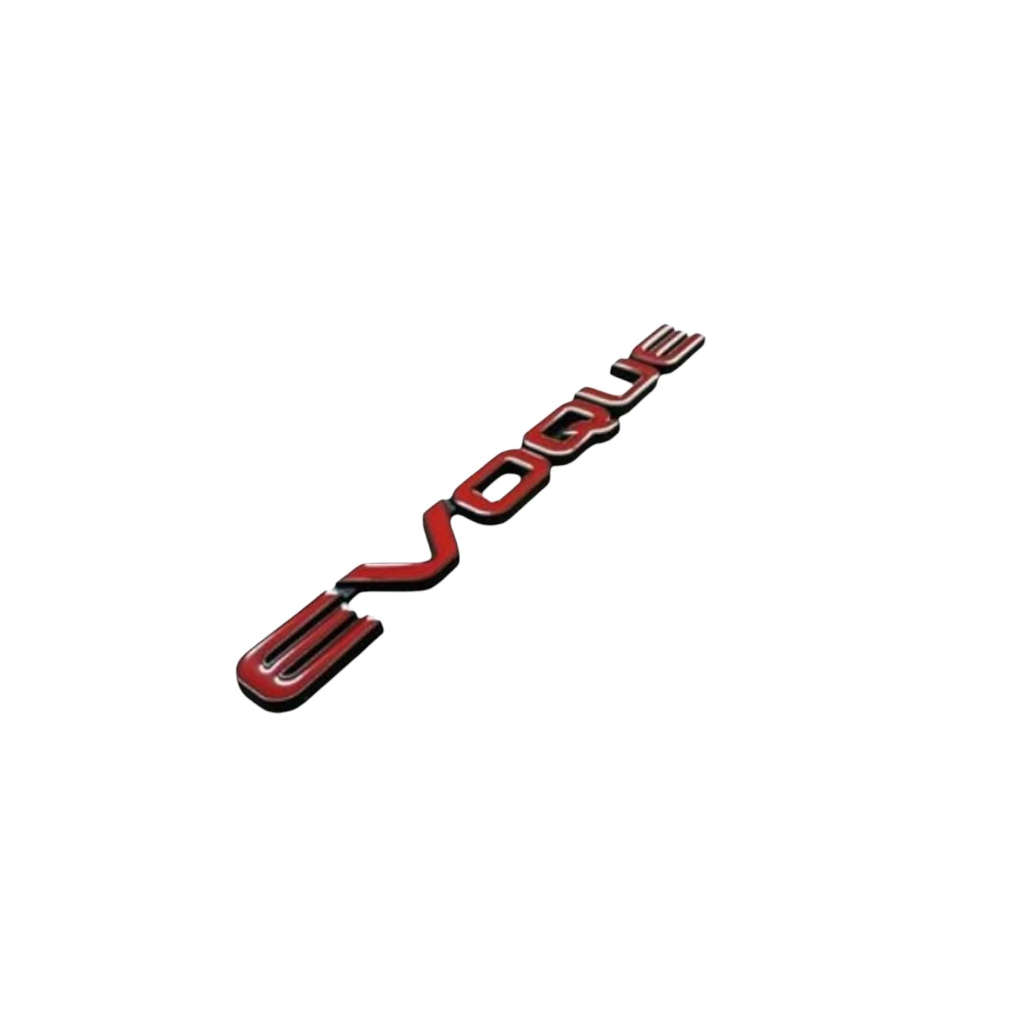 LR078572 ARKA EVOQUE YAZISI KIRMIZI DEMİR