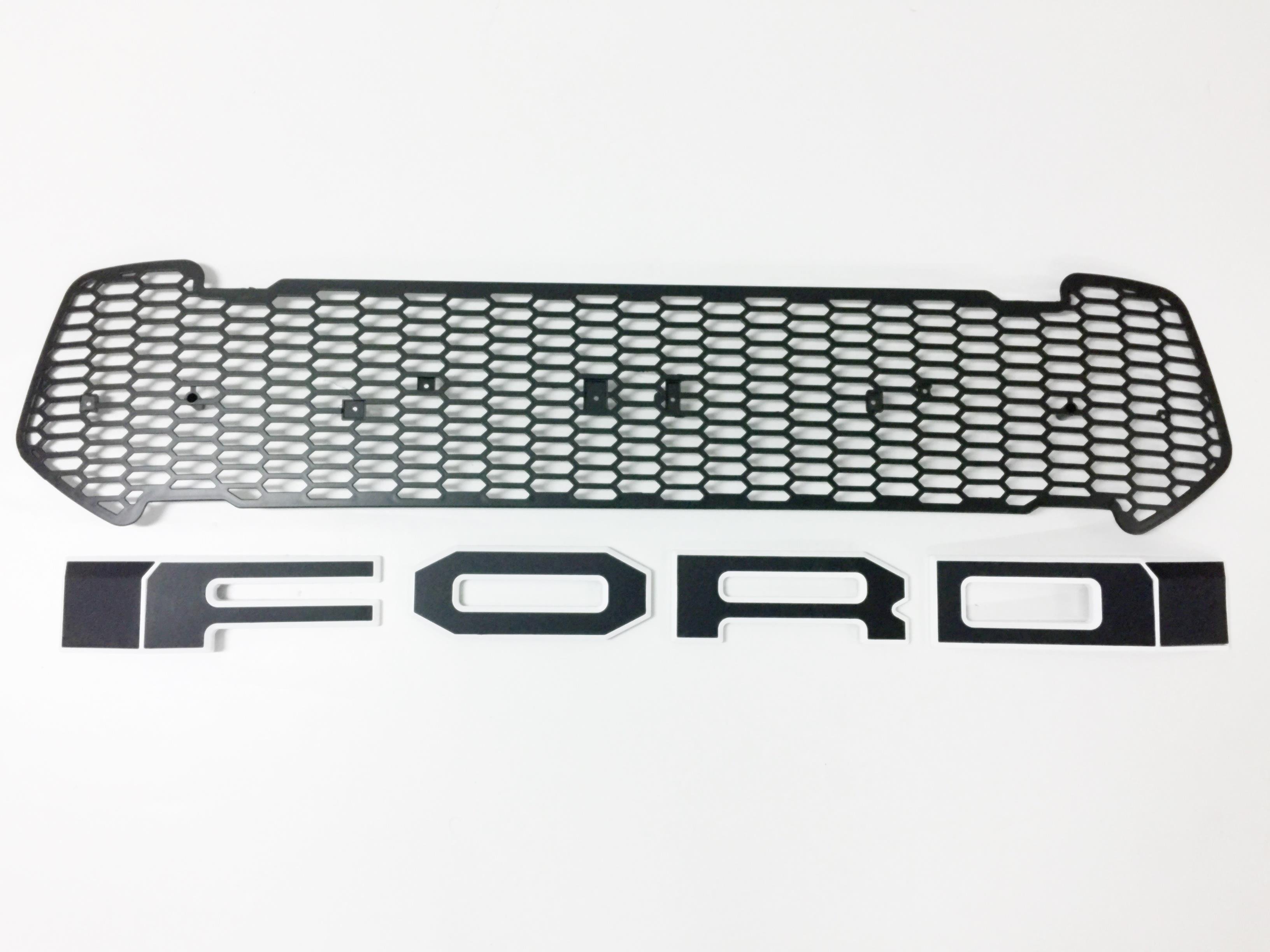 ÖN PANJUR SİYAH-BEYAZ FORD RANGER T7 