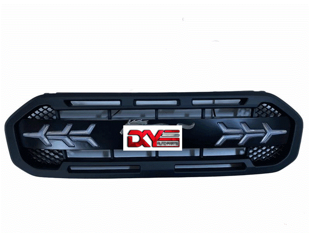 ÖN PANJUR (XLT MODEL)(SİYAH - LEDLİ)FORD RANGER T8