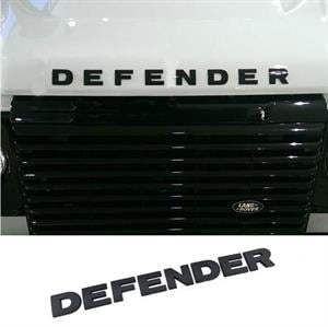 LAND ROVER DEFENDER ÖN KAPUT YAZISI SİYAH