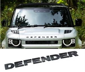 LAND ROVER NEW DEFENDER ÖN KAPUT YAZISI SİYAH