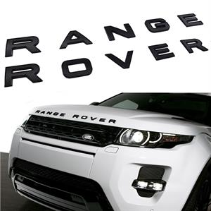 RANGE ROVER SPORT ÖN KAPUT ÜSTÜ YAZI SİYAH DESENLİ SİYAH ÇERÇEVELİ