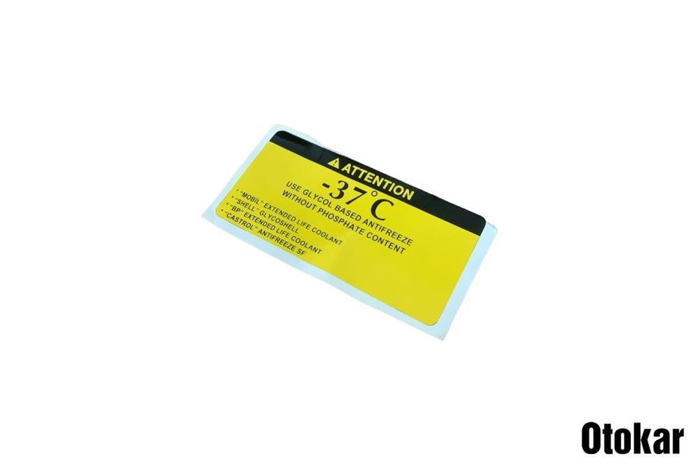 ANTIFRIZ IKAZ ETİKETİ DEFENDER 71A89-38037-AA