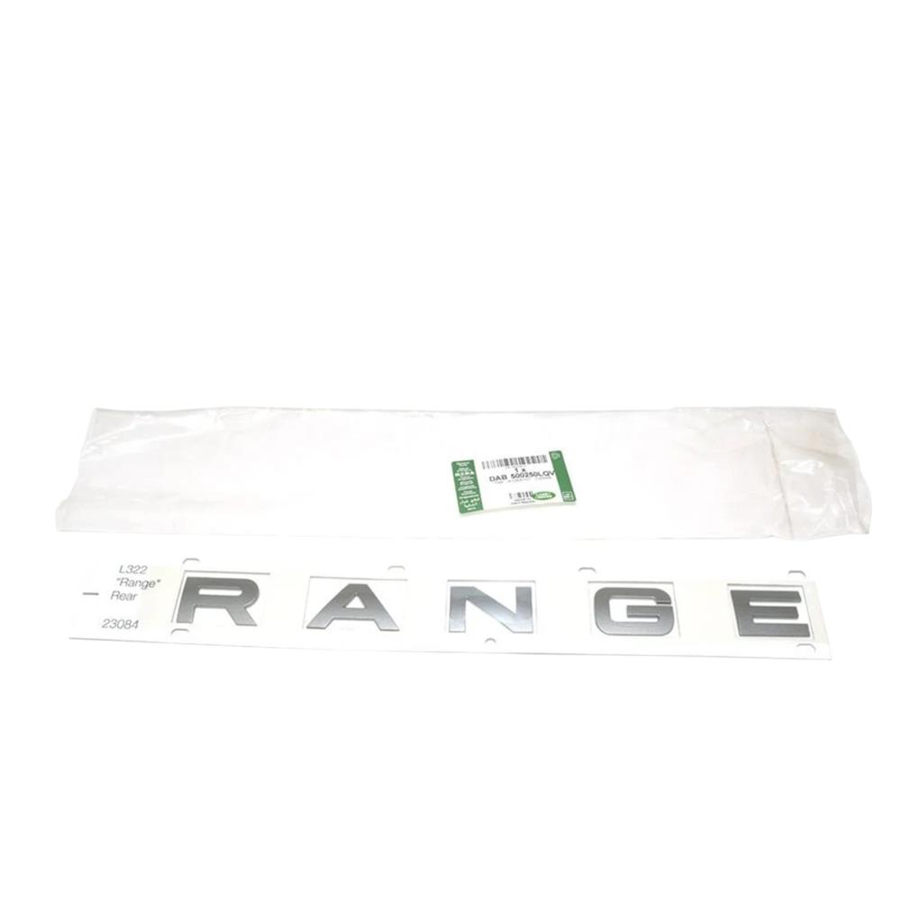 BAGAJ ÜSTÜ YAZI (RANGE)   RANGE ROVER DAB500250LQV