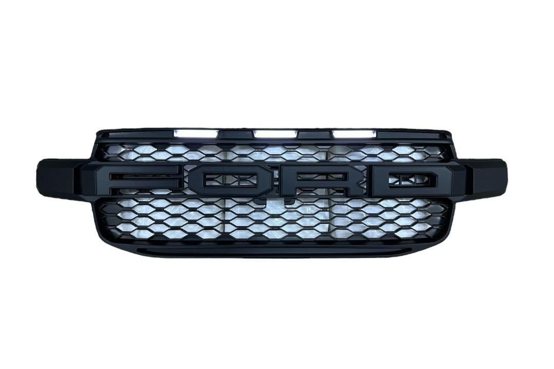 FORD RANGER T9 2023-2024 LEDLİ ÖN PANJUR BEYAZ LED SİYAH YAZI