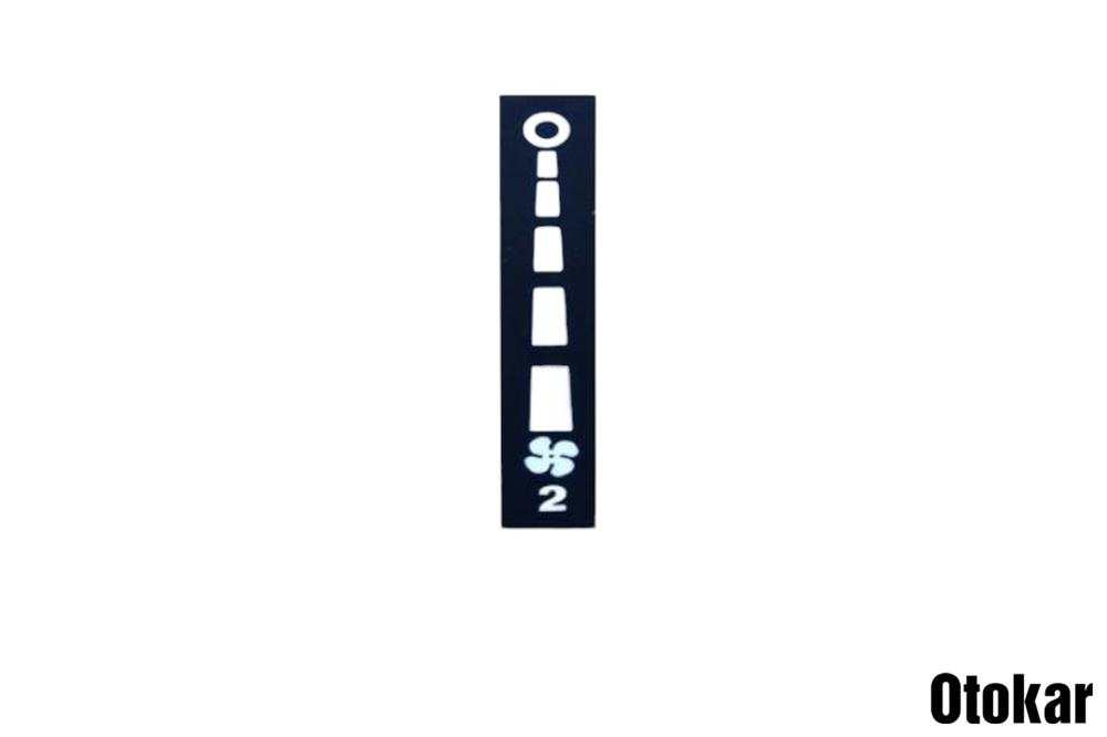 GÖSTERGE TABLA ETİKETİ (HAVALANDIRMA) DEFENDER MTC6007-LD