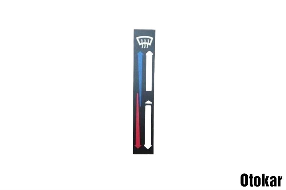 GÖSTERGE TABLA ETİKETİ (ISITMA) DEFENDER MTC6006-LD