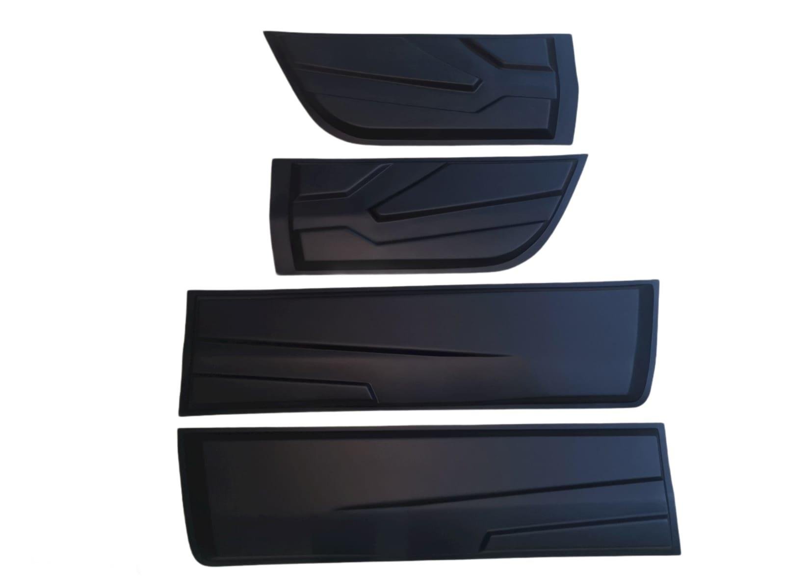 KAPI ÜSTÜ KAPLAMA SETİ SİYAH ABS PLASTİK MUTSUBISHI L200 