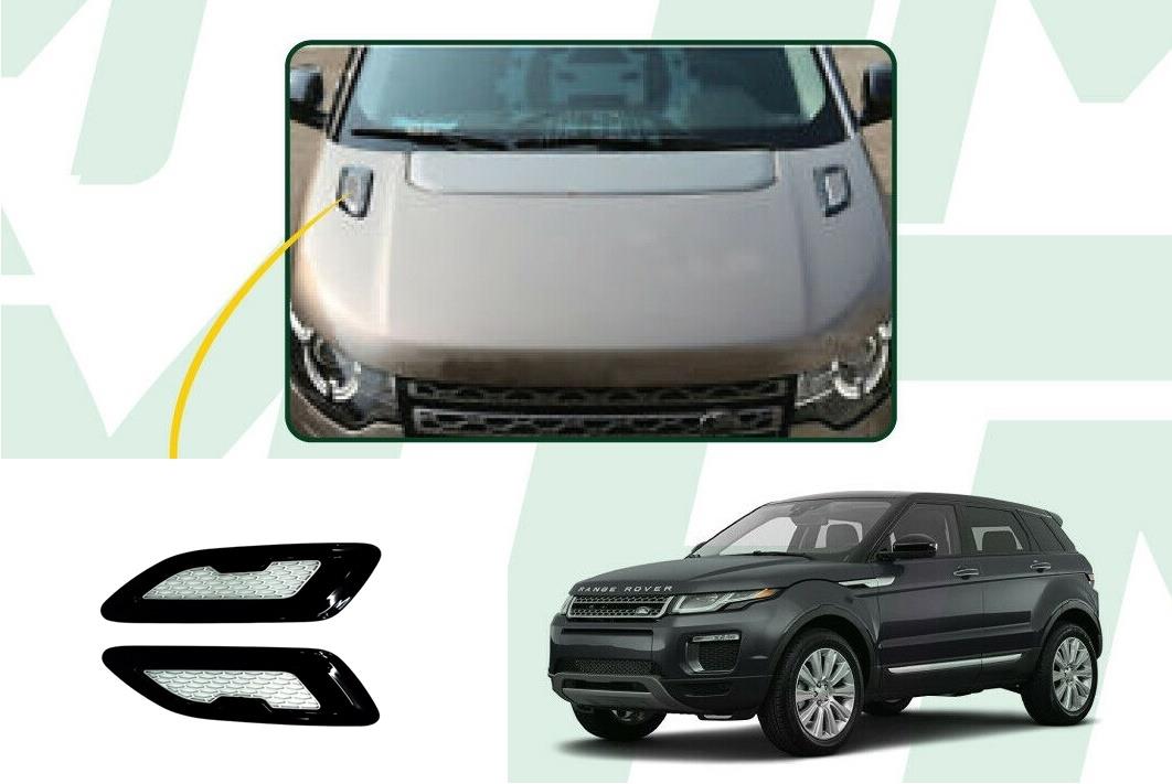 KAPUT ÜSTÜ HAVA IZGARASI SETİ GRİ RANGE ROVER EVOQUE VPLVB0113