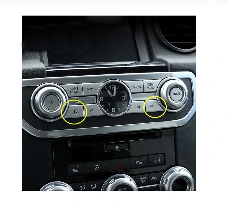 LAND ROVER DISCOVERY 4 ORTA KONSOL RADYO TUŞ TAKIMI SETİ GRİ