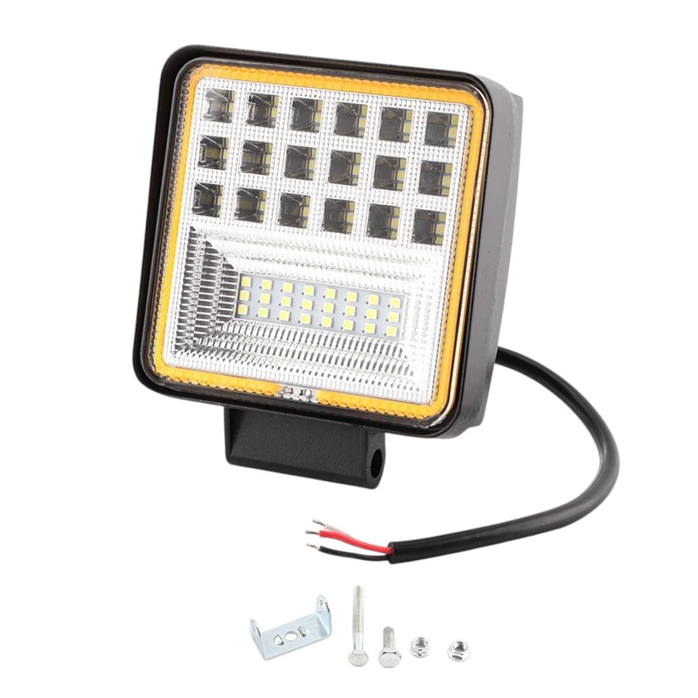 LED ÇALIŞMA LAMBASI KARE (BEYAZ-TURUNCU)42w-10,5cm