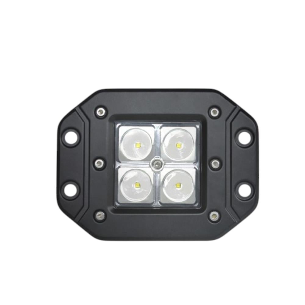 LED KARE ÇİFT SIRA ÇALIŞMA LAMBASI 12W - 12.5cm  