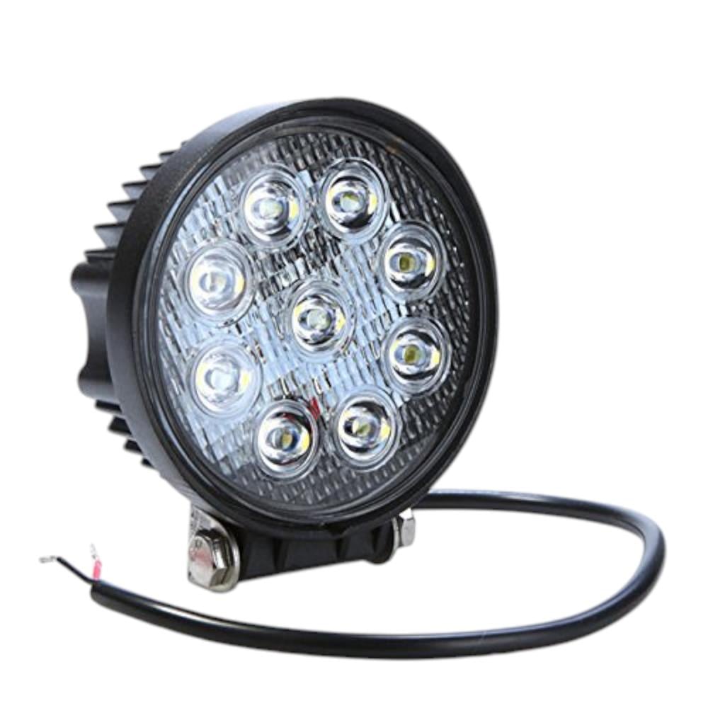 LED YUVARLAK 9 LEDLİ ÇALIŞMA LAMBASI 27W -11,5cm  