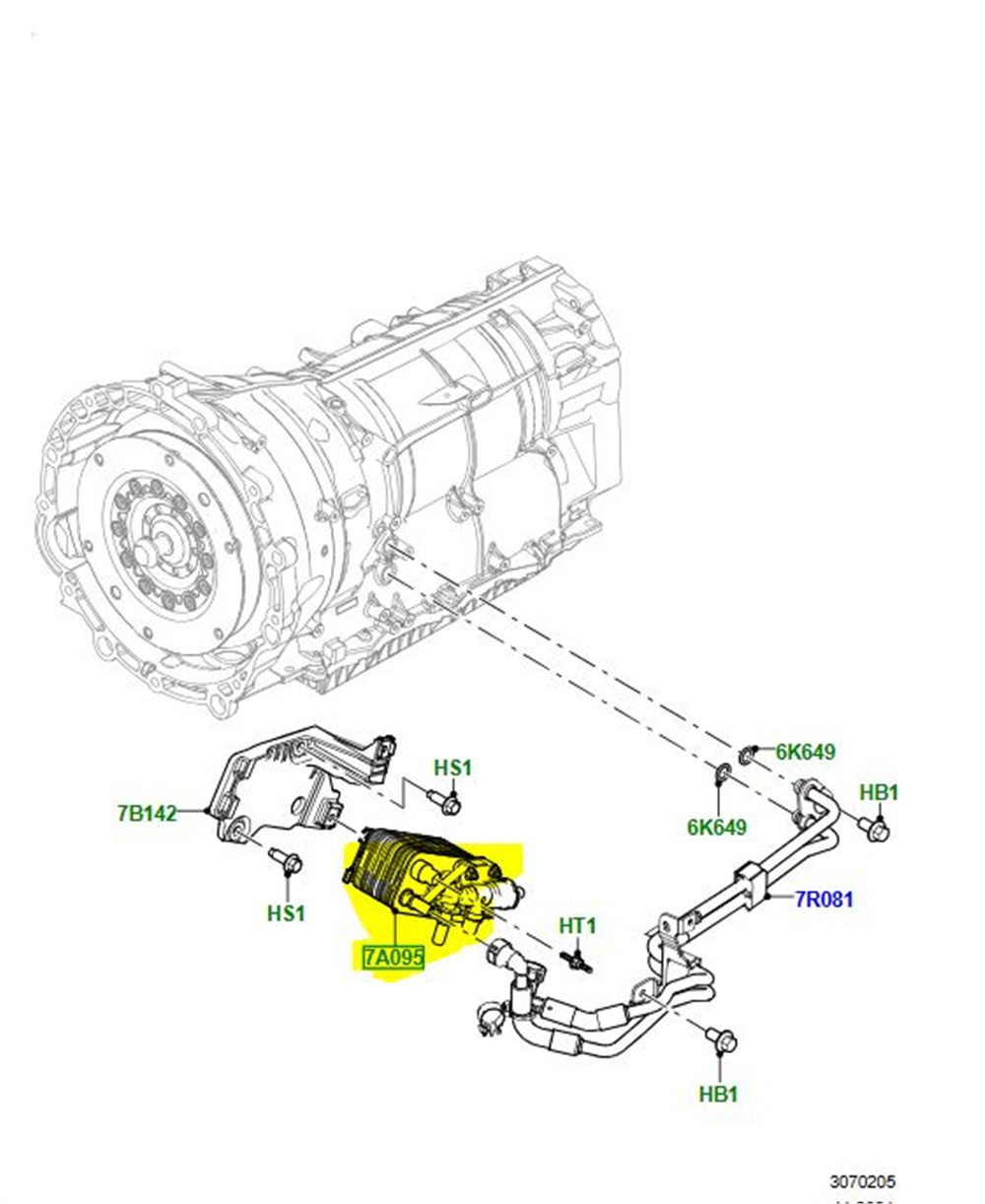 ŞANZIMAN YAĞ SOĞUTMA RADYATÖR 3.0 RANGE ROVER SPORT 2023 SONRASI NEW RANGE ROVER L460 2022 SONRASI RANGE ROVER VELAR LR141636