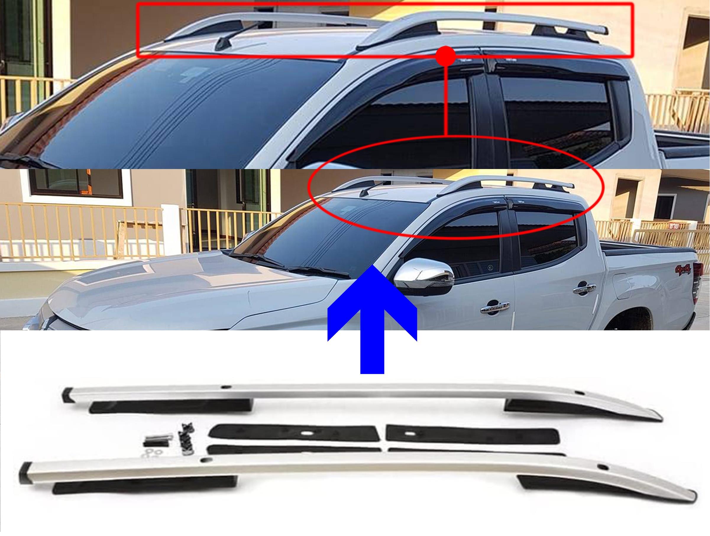 TAVAN ÇITA SETİ GRİ MITSUBISHI TRITON L200 2015-2019 VİDALI MODEL