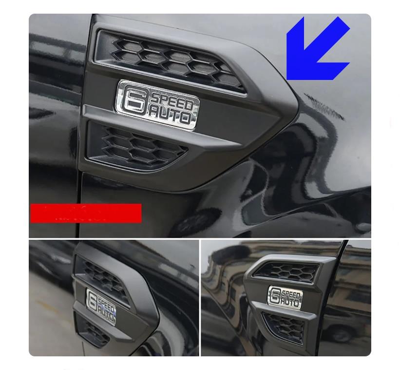 YAN ÇAMURLUK ÇERÇEVE SETİ SİYAH FORD RANGER T7